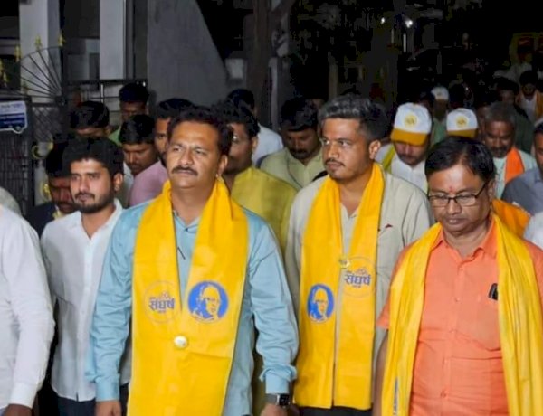 अभिजीत पाटील युवा संघर्ष यात्रेत नागपूर येथे झाले सहभागी