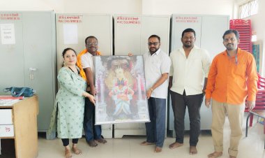 मंदिर समितीस नागपूर येथील भाविकाकडून 1 लक्ष रूपयाची देणगी