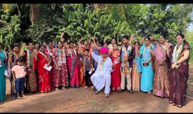 अभिजीत पाटील यांची माढा मतदार संघात महिलांनी सुरू केला प्रचार