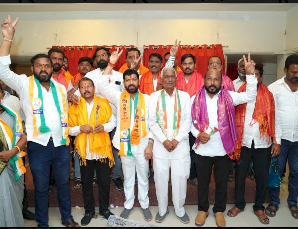 भगीरथ भालकेंना दे धक्का; शहराध्यक्षासह काँग्रेसच्या अनेक पदाधिकाऱ्यांचा अनिल सावंतांना जाहीर पाठिंबा...
