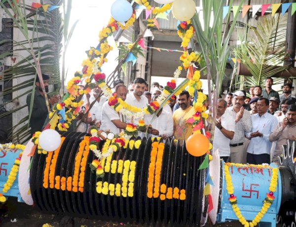 गळीत हंगाम 2025-26 साठी युटोपियन शुगर्स चे मील रोलर पुजन संपन्न - उमेश परिचारक