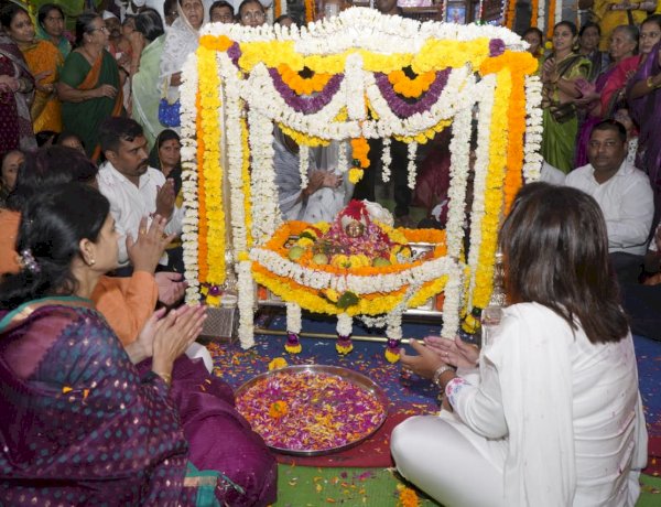 श्री विठ्ठल रुक्मिणी मंदिरात श्रीकृष्णजन्माष्टमी उत्साहात साजरी,
